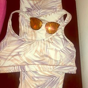 Forever 21 tropical workout set